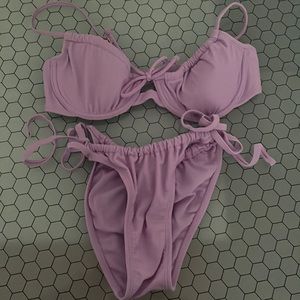 Lavender bikini set